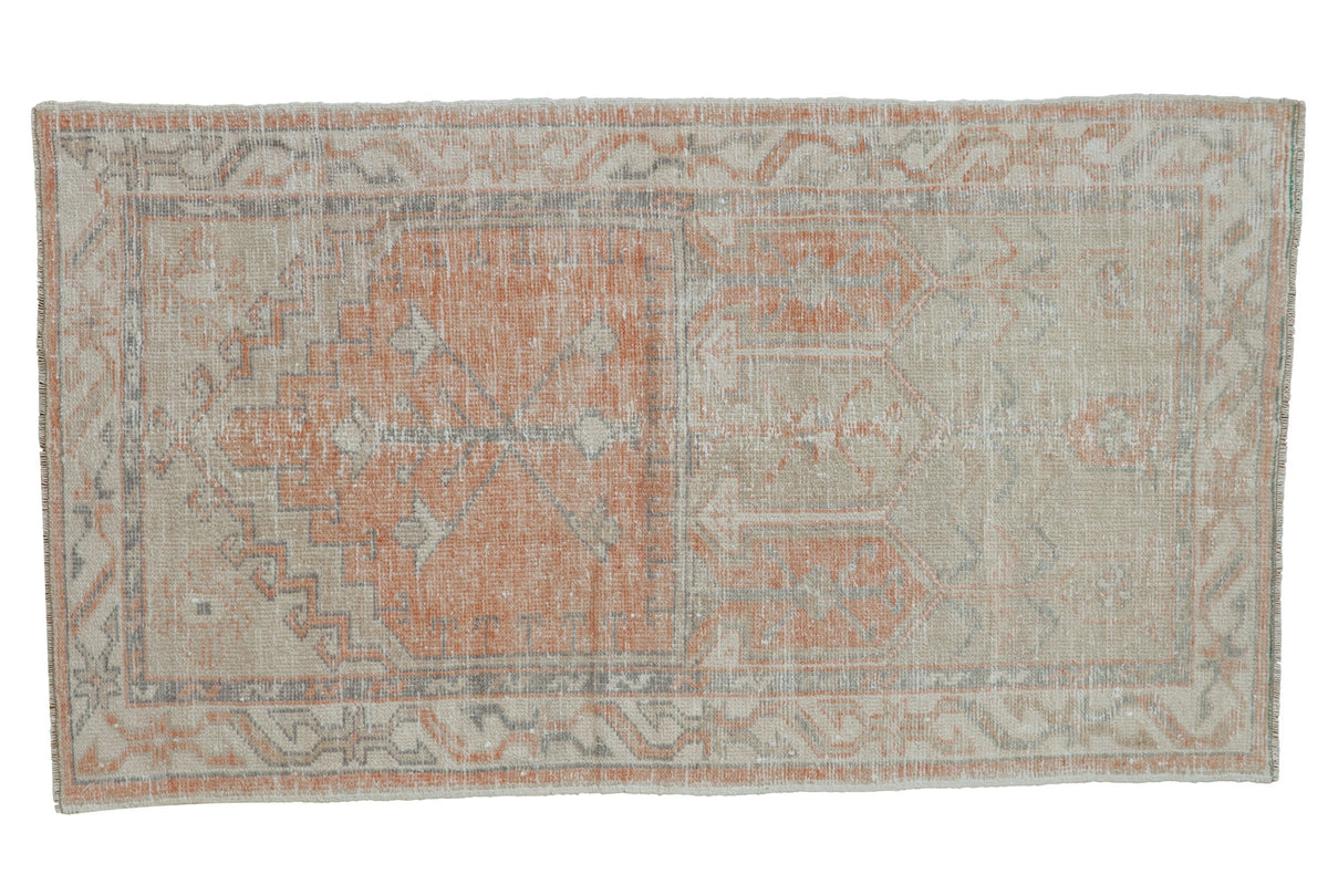 2.5x5 Vintage Distressed Oushak Rug Runner by Old New House® - main product image for Resin Society