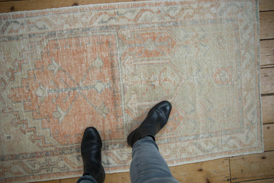 2.5x5 Vintage Distressed Oushak Rug Runner by Old New House® - product image 2 for Resin Society
