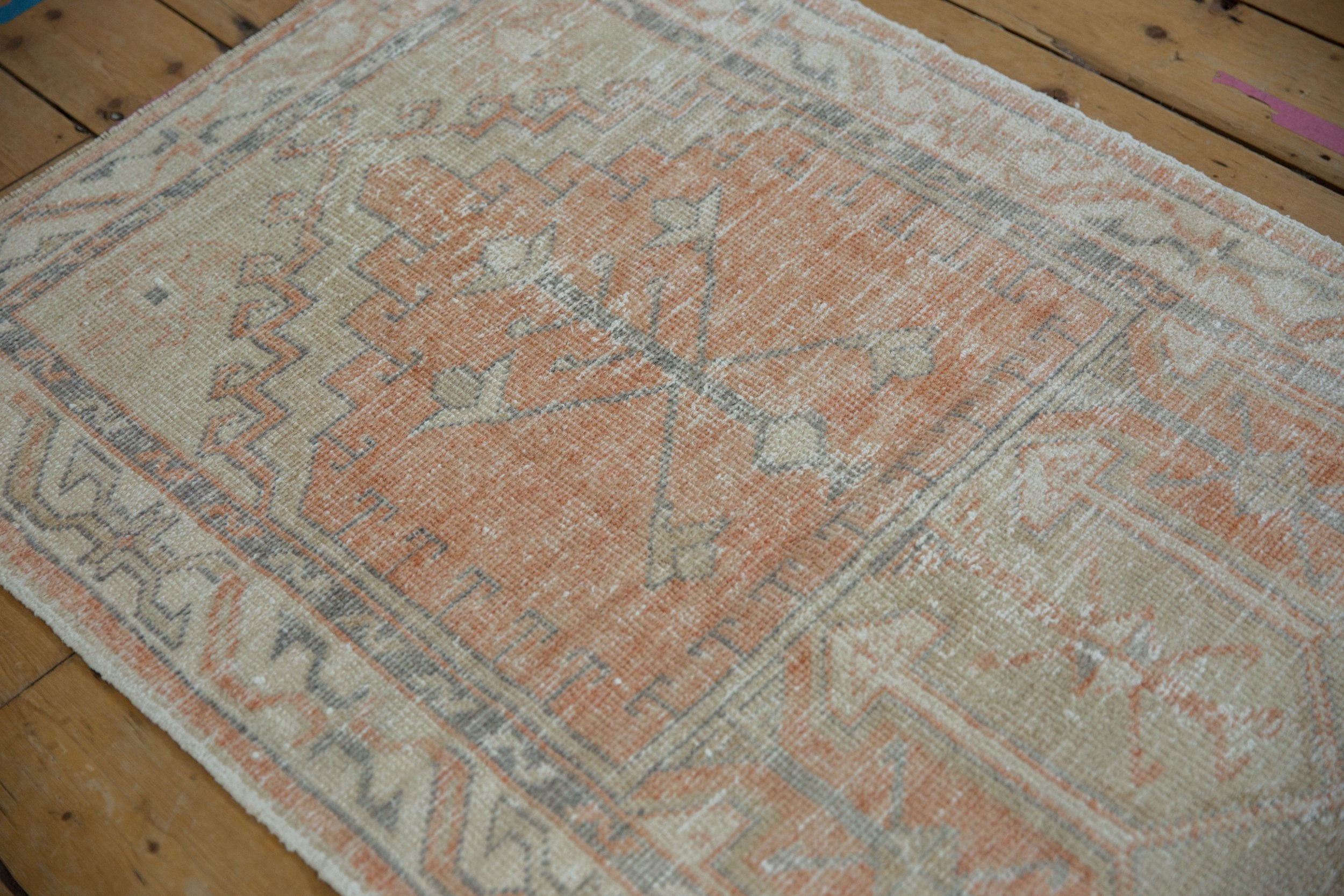 2.5x5 Vintage Distressed Oushak Rug Runner by Old New House® - product image 4 for Resin Society