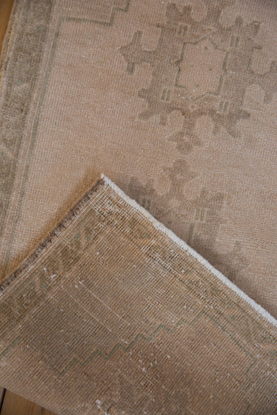 1.5x3.5 Vintage Distressed Oushak Rug Mat Runner