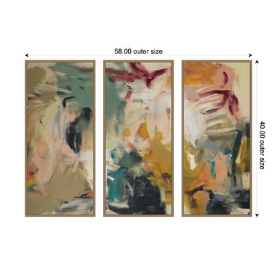 Painted Storm No.
2 Panel 3 Piece Framed Canvas Wall Art Set by Amy Lighthall