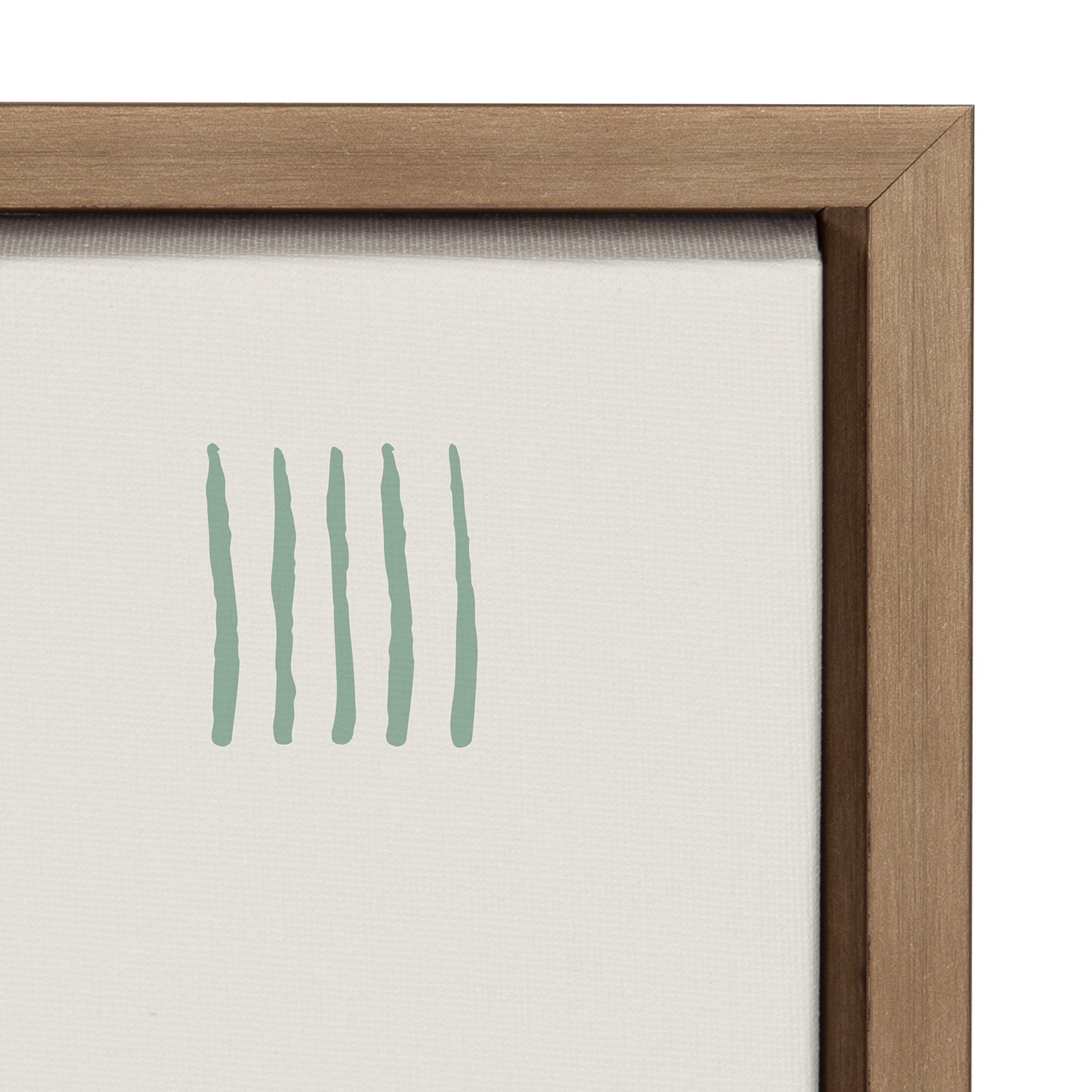 Sylvie Thinking of You Framed Canvas