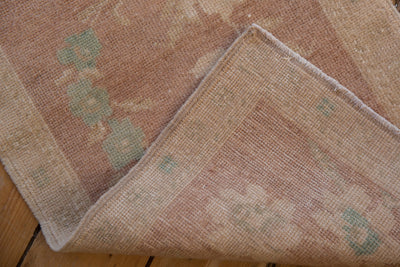 1.5x3.5 Vintage Distressed Oushak Rug Mat Runner
