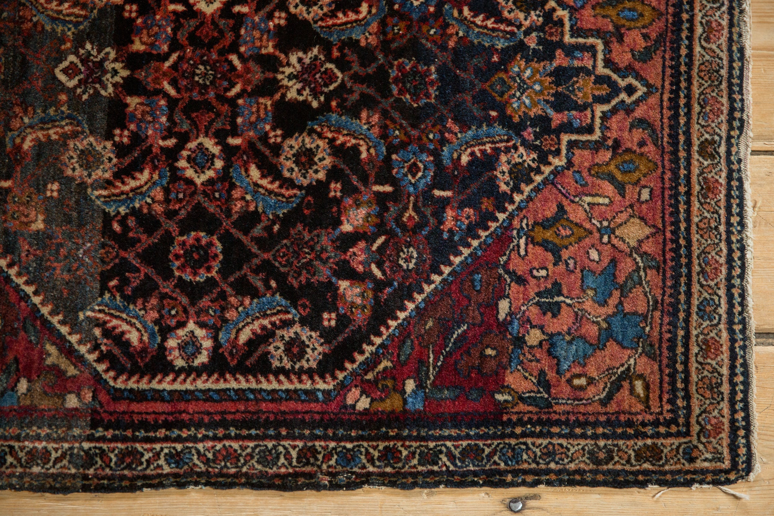 2x2.5 Vintage Fine Farahan Sarouk Square Rug Mat by Old New House® - product image 3 for Resin Society
