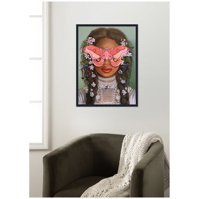 In The Garden With Antheia by Charlotte Brindley Framed Canvas Wall Art Print