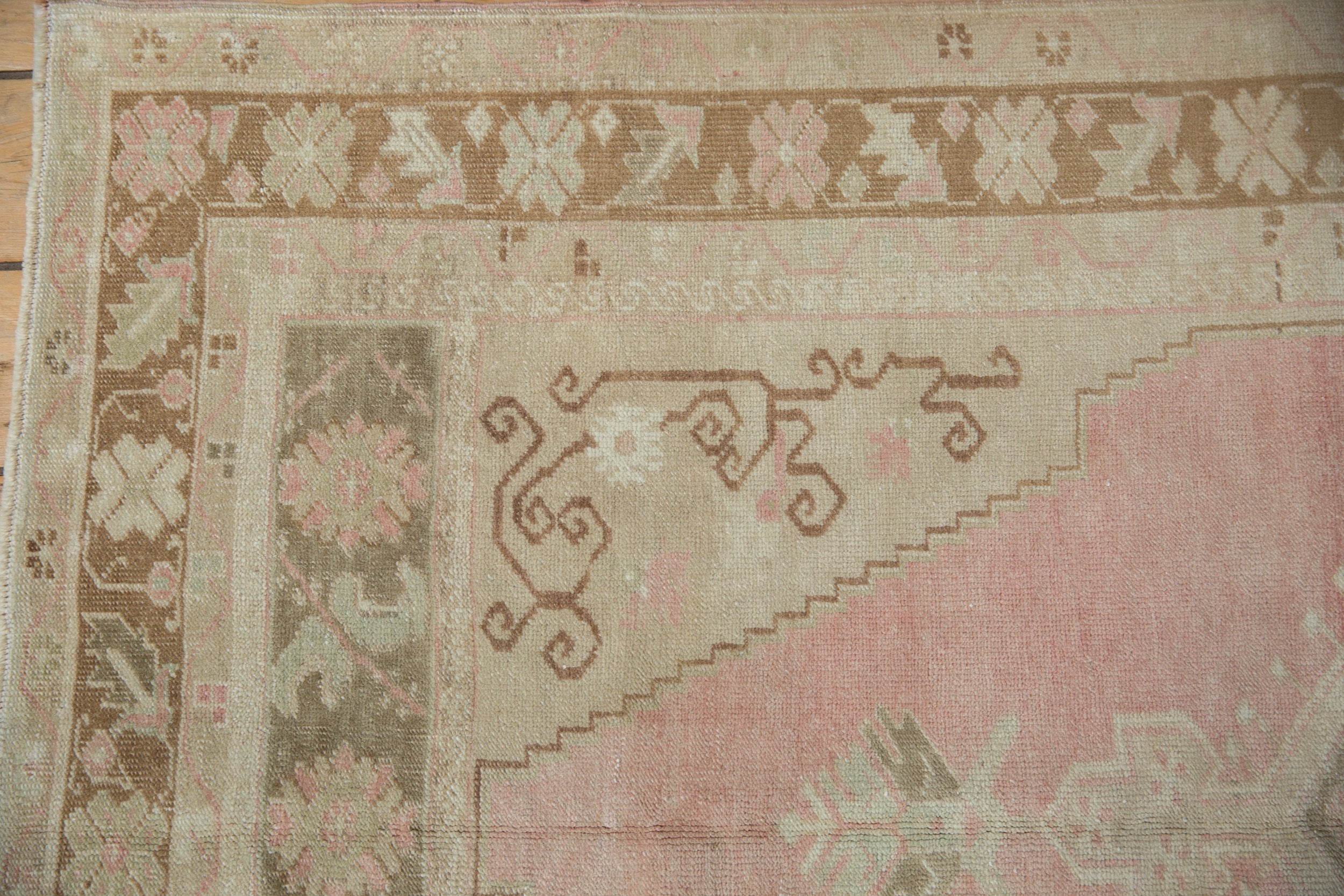 4x7.5 Vintage Distressed Oushak Rug by Old New House® - product image 3 for Resin Society