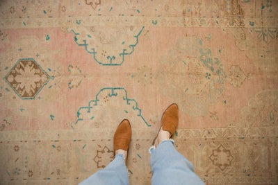 4.5x9 Vintage Distressed Oushak Rug Runner by Old New House® - product image 2 for Resin Society
