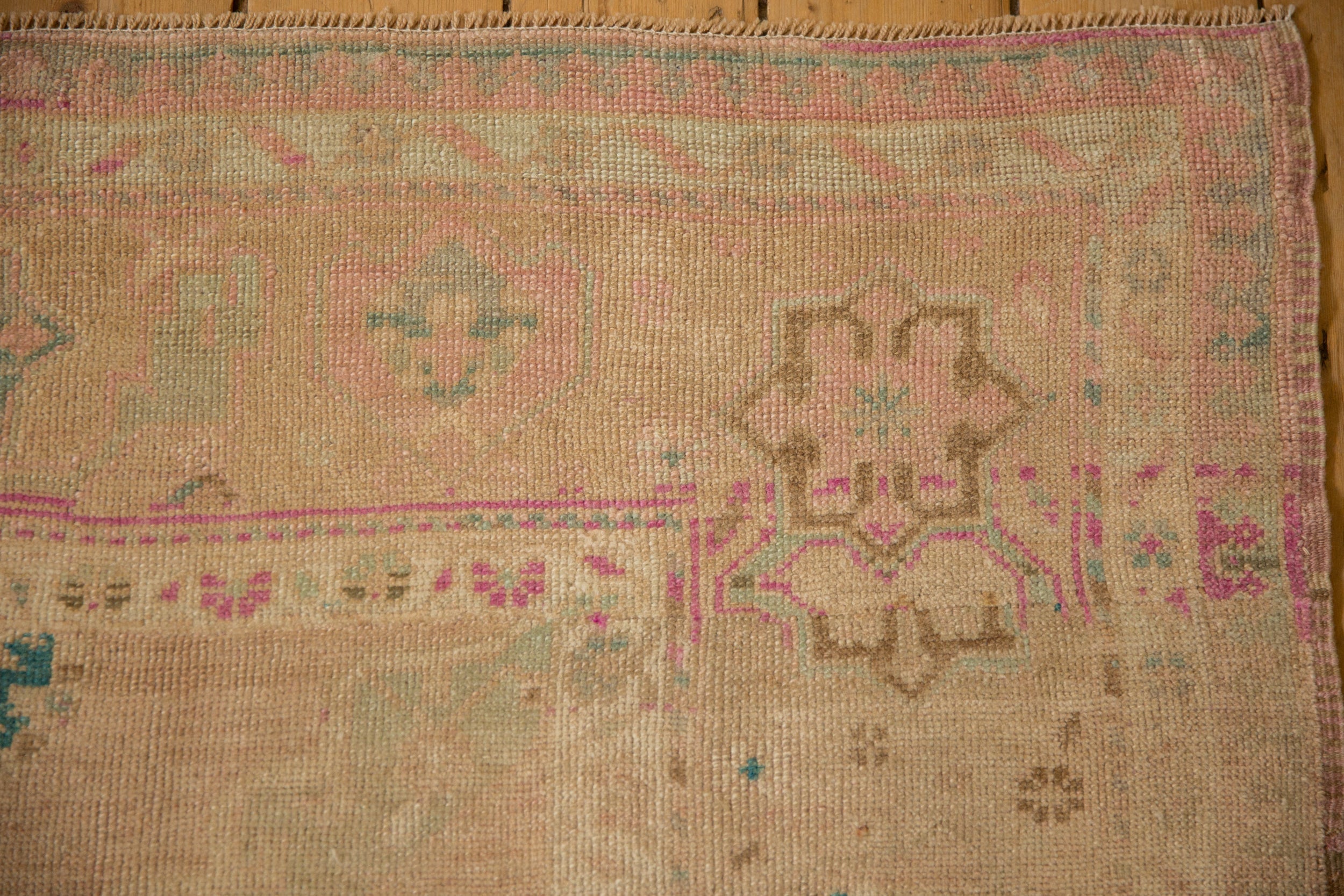 4.5x9 Vintage Distressed Oushak Rug Runner by Old New House® - product image 3 for Resin Society