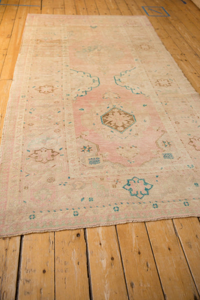 4.5x9 Vintage Distressed Oushak Rug Runner by Old New House® - product image 9 for Resin Society