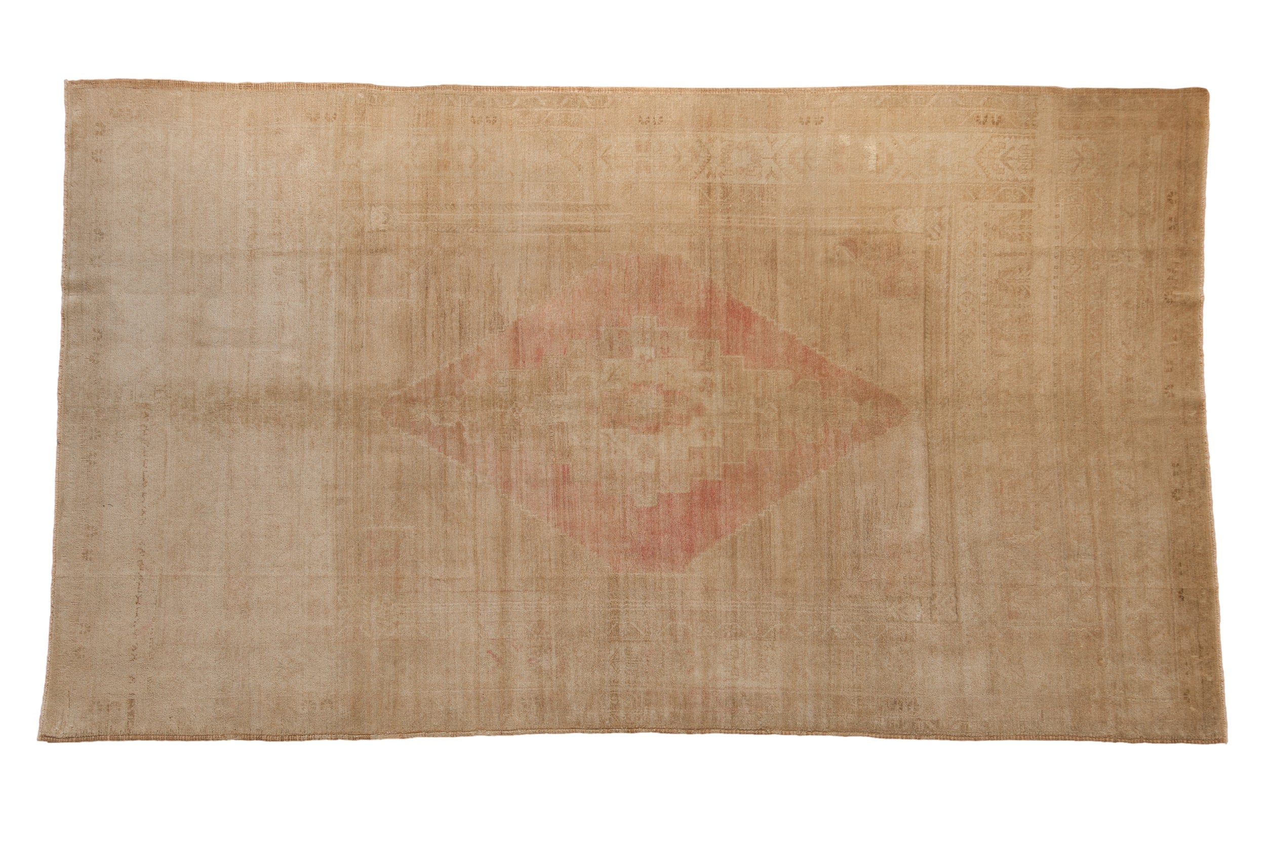 5.5x10 Vintage Distressed Oushak Carpet by Old New House® - main product image for Resin Society