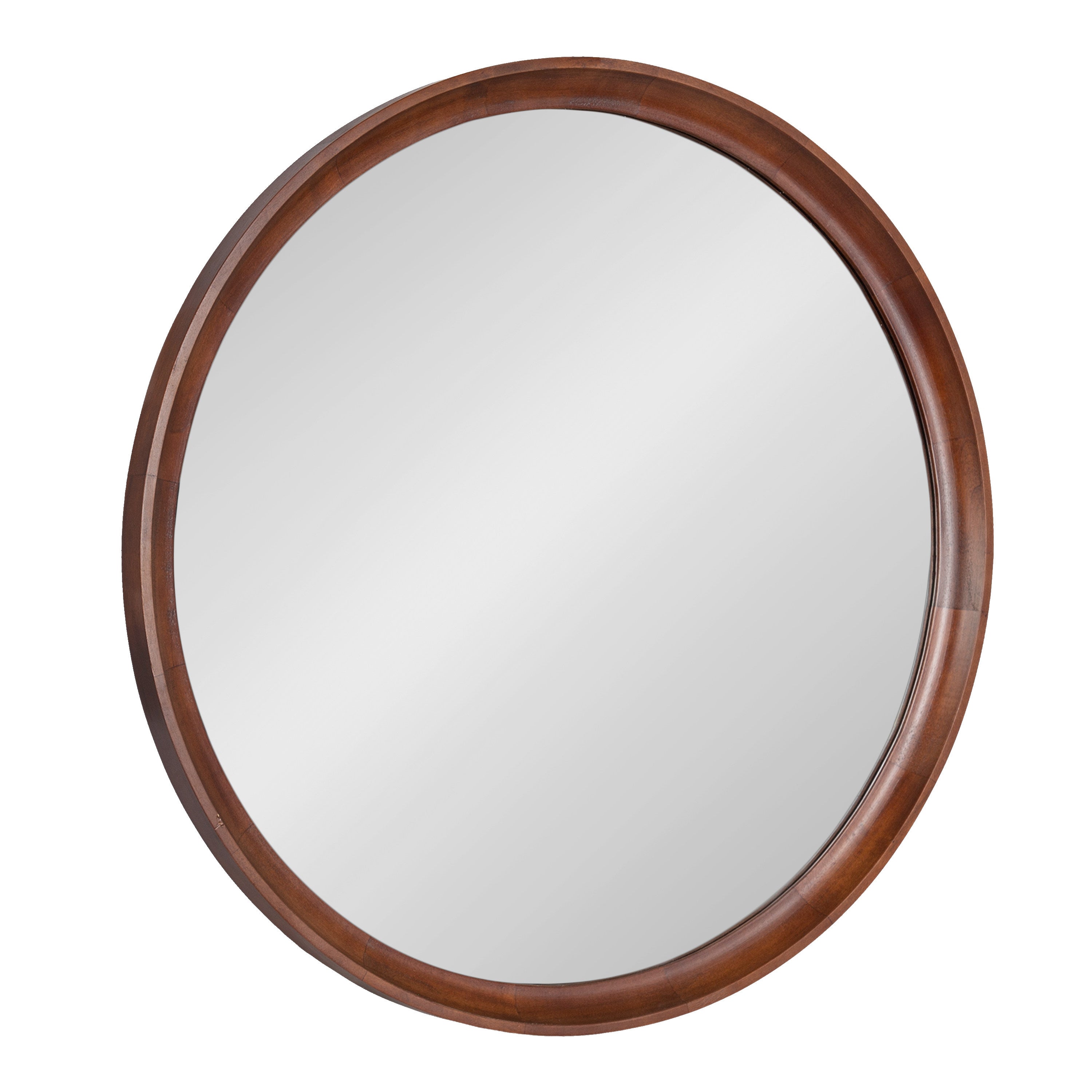 Hatherleigh Round Wood Wall Mirror