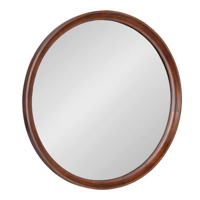 Hatherleigh Round Wood Wall Mirror