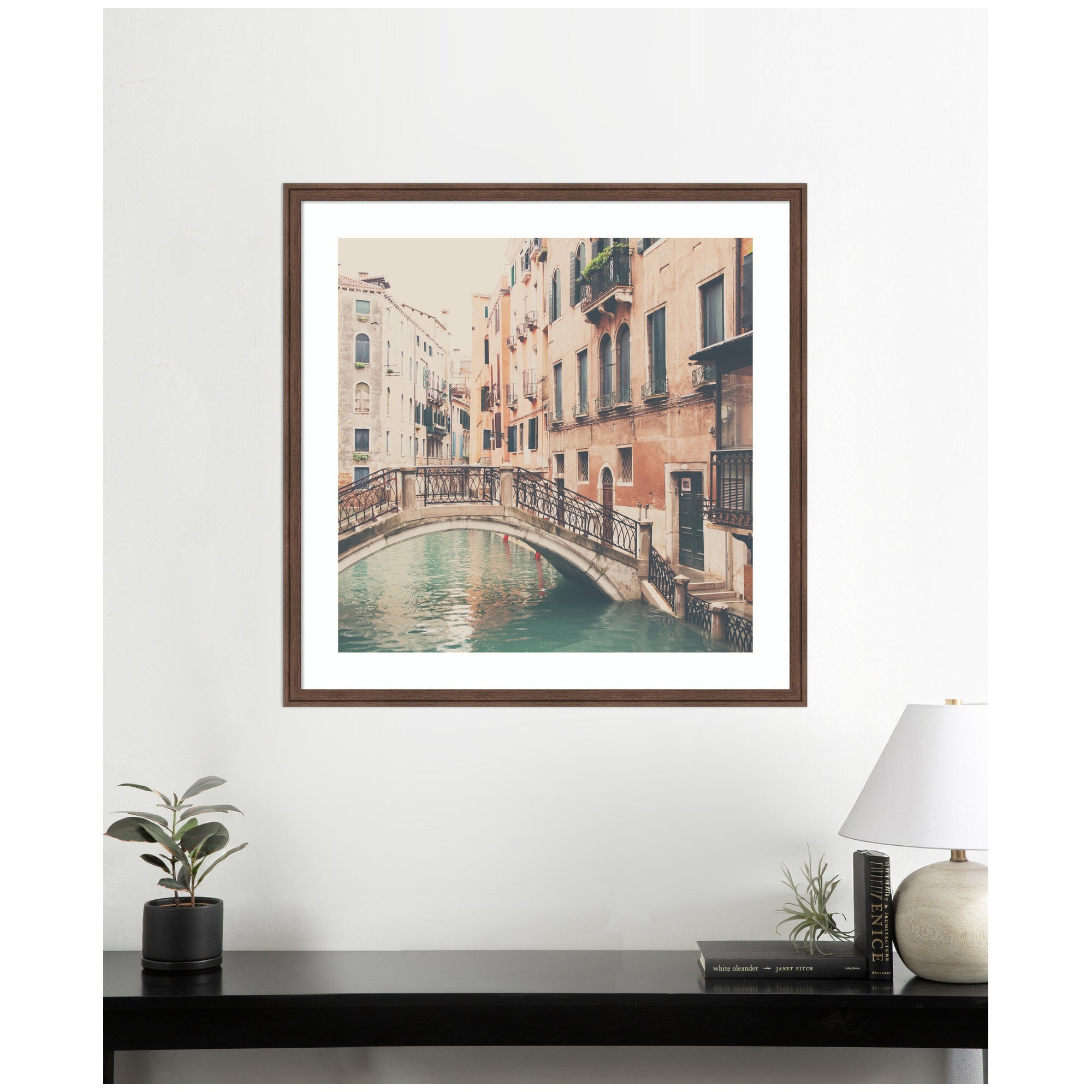 Framed Art Wandering The Streets of Venice by Laura Evans
