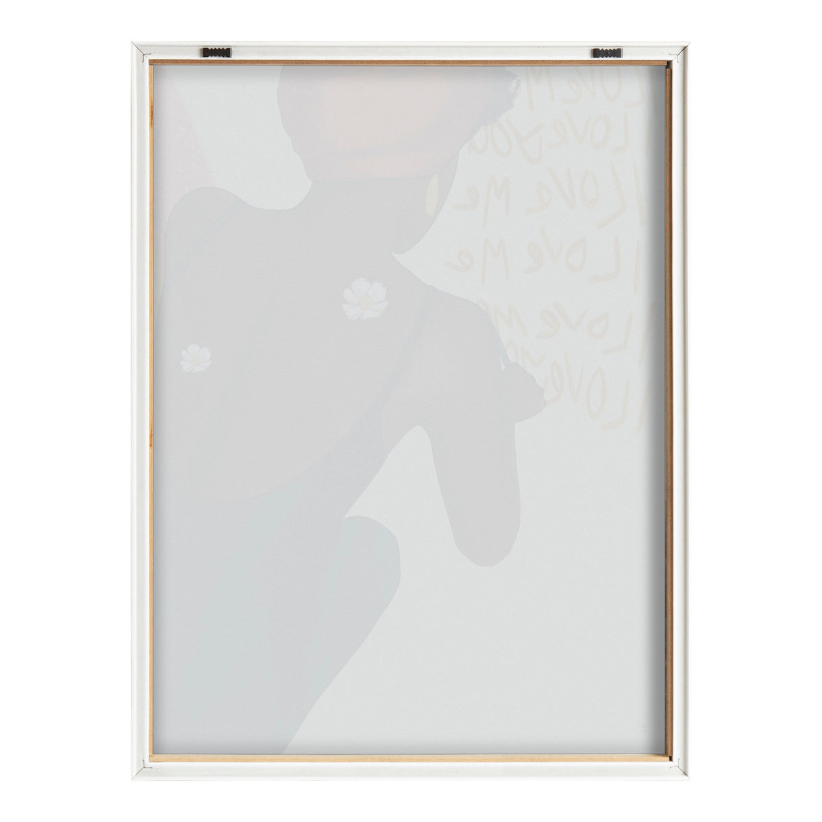 Blake I Love Me I Love You Framed Printed Glass by Mary Joak by kateandlaurel - product image 4 for Resin Society