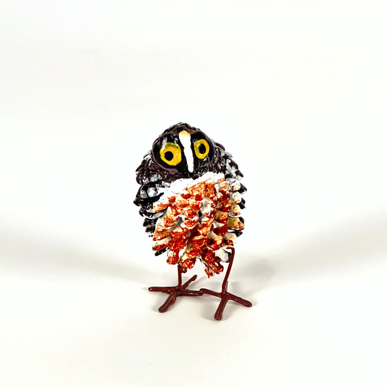 Northern Saw Whet Pinecone Owl by Mbare Ltd - main product image for Resin Society