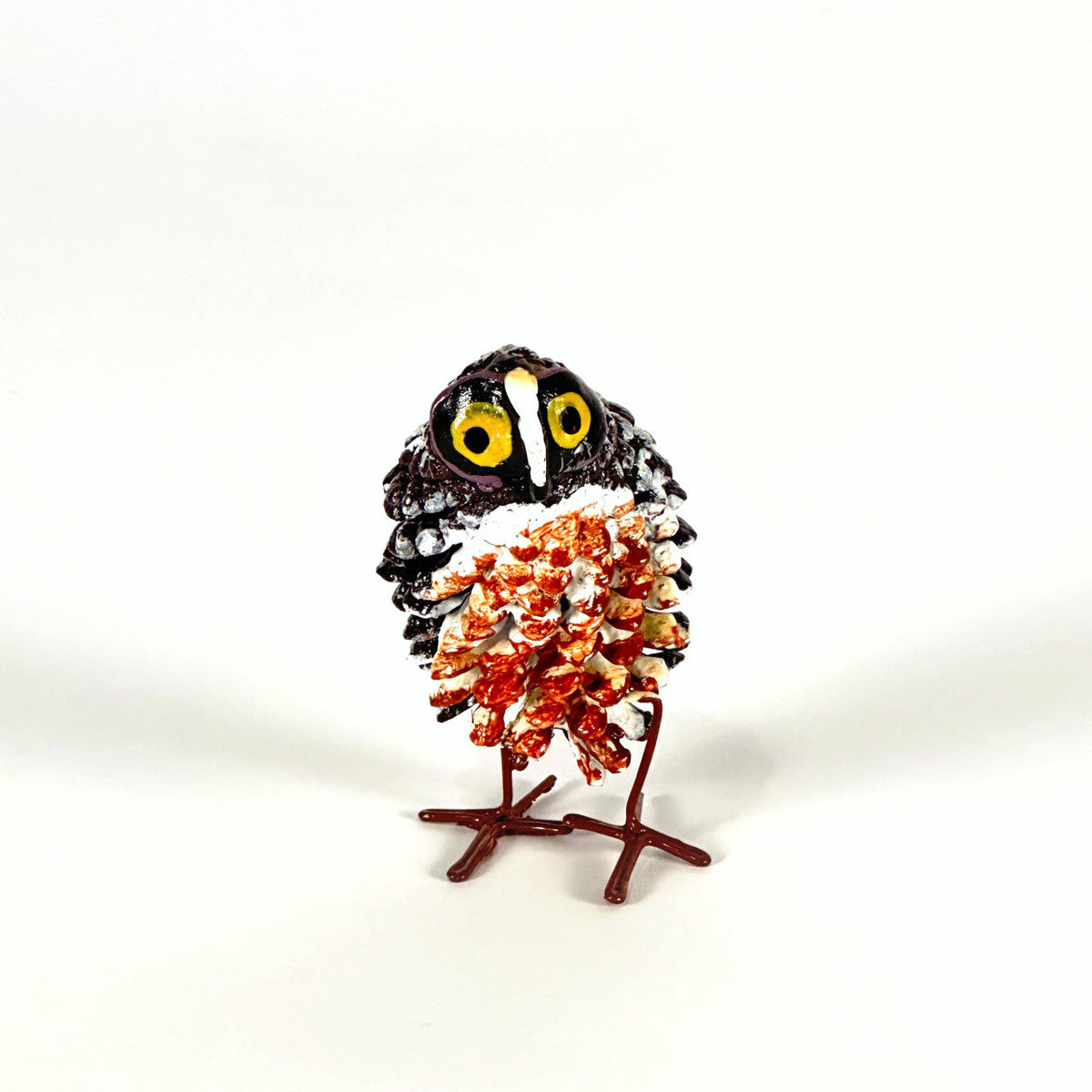 Northern Saw Whet Pinecone Owl by Mbare Ltd - main product image for Resin Society