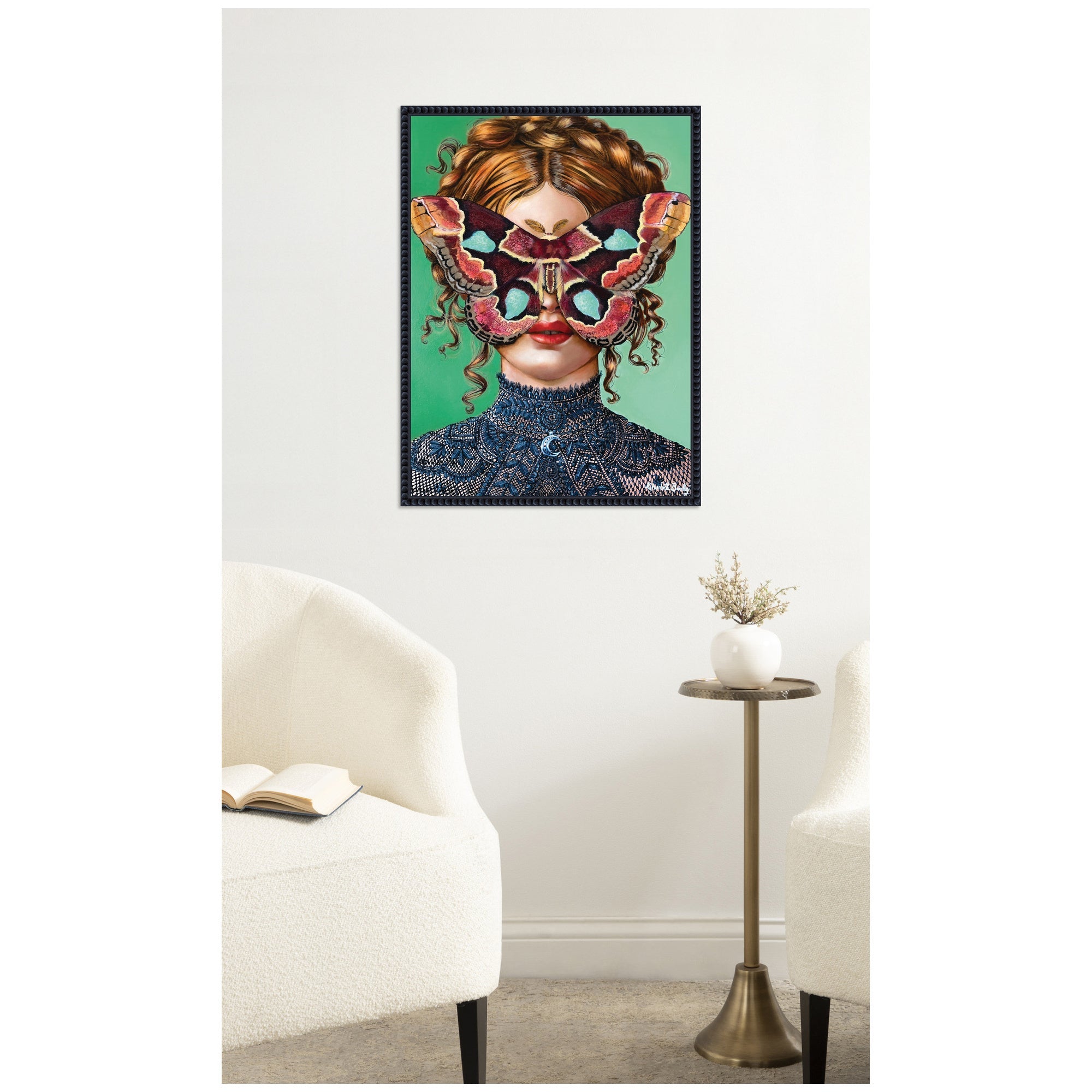Forest Witch by Charlotte Brindley Framed Canvas Wall Art Print
