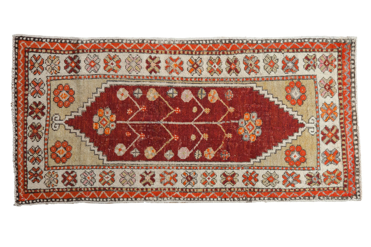 2.5x5.5 Vintage Distressed Oushak Rug Runner by Old New House® - main product image for Resin Society