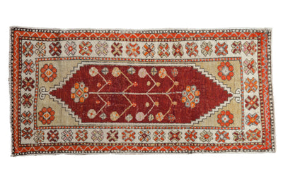 2.5x5.5 Vintage Distressed Oushak Rug Runner by Old New House® - main product image for Resin Society