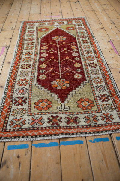 2.5x5.5 Vintage Distressed Oushak Rug Runner by Old New House® - product image 6 for Resin Society