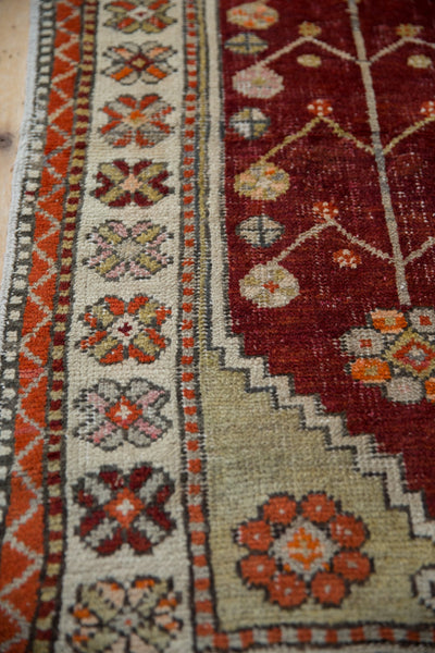 2.5x5.5 Vintage Distressed Oushak Rug Runner by Old New House® - product image 7 for Resin Society