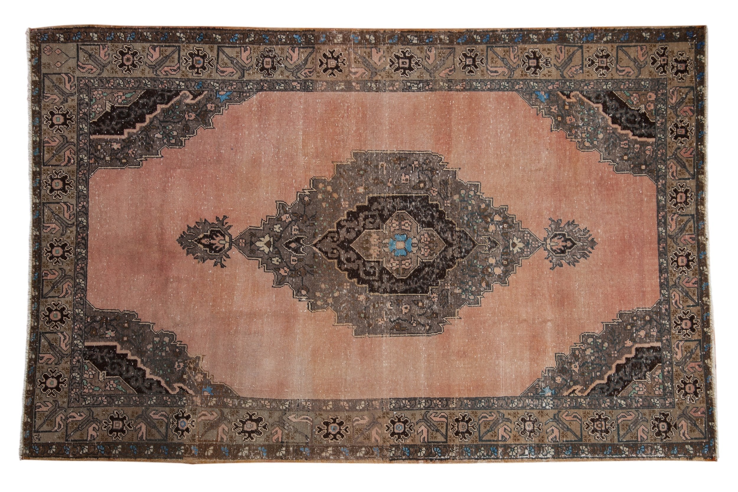 5x8 Vintage Distressed Oushak Carpet by Old New House® - main product image for Resin Society