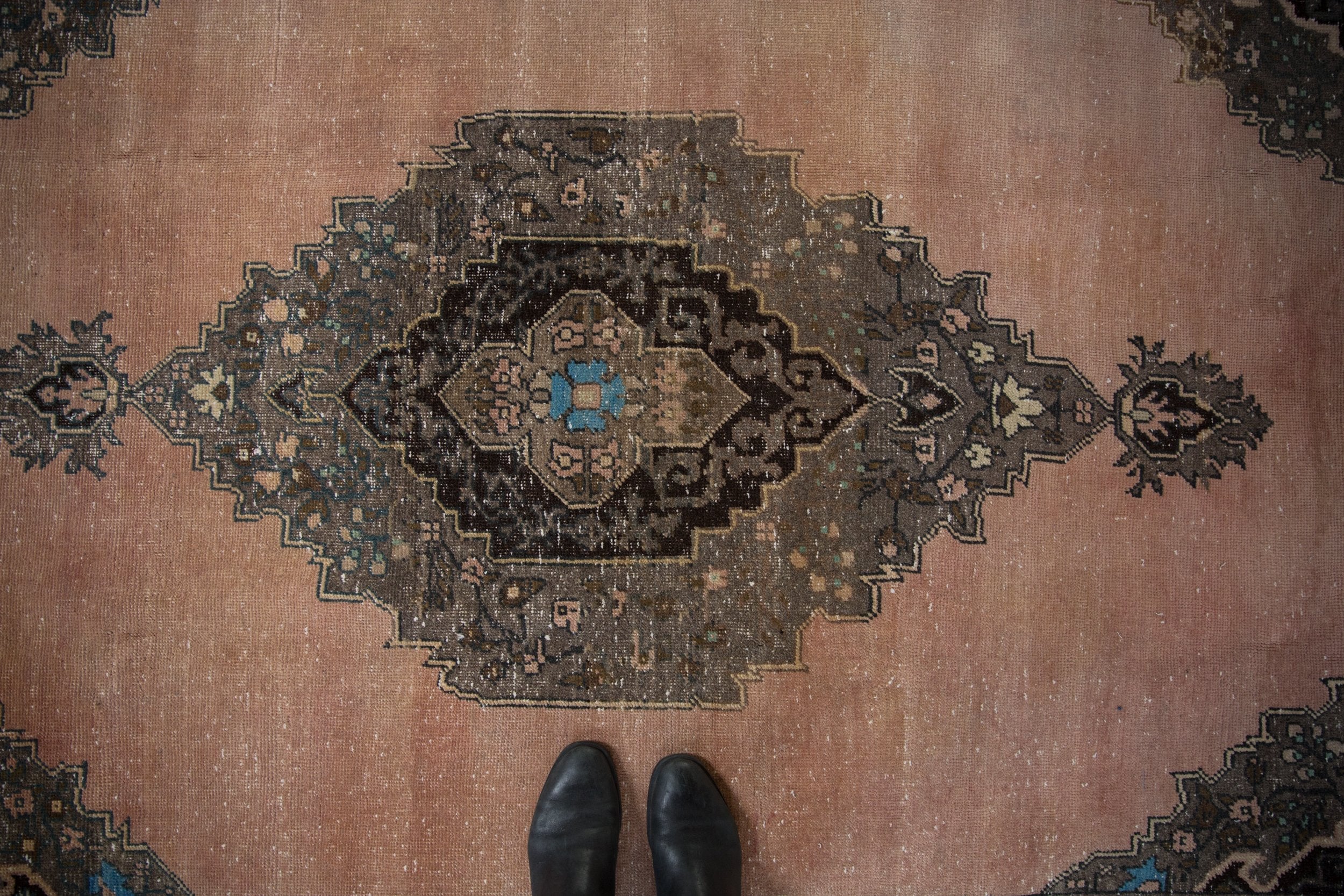 5x8 Vintage Distressed Oushak Carpet by Old New House® - product image 2 for Resin Society