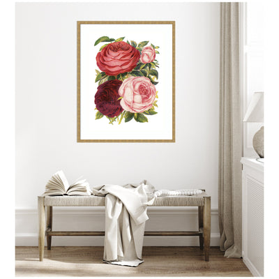 Framed Art Victorian Flowers by The Creative Bunch Studio