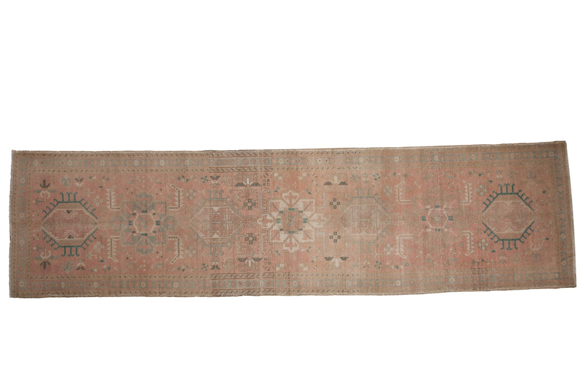 3.5x12.5 Vintage Distressed Karaja Rug Runner by Old New House® - main product image for Resin Society