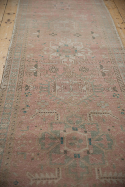 3.5x12.5 Vintage Distressed Karaja Rug Runner by Old New House® - product image 4 for Resin Society