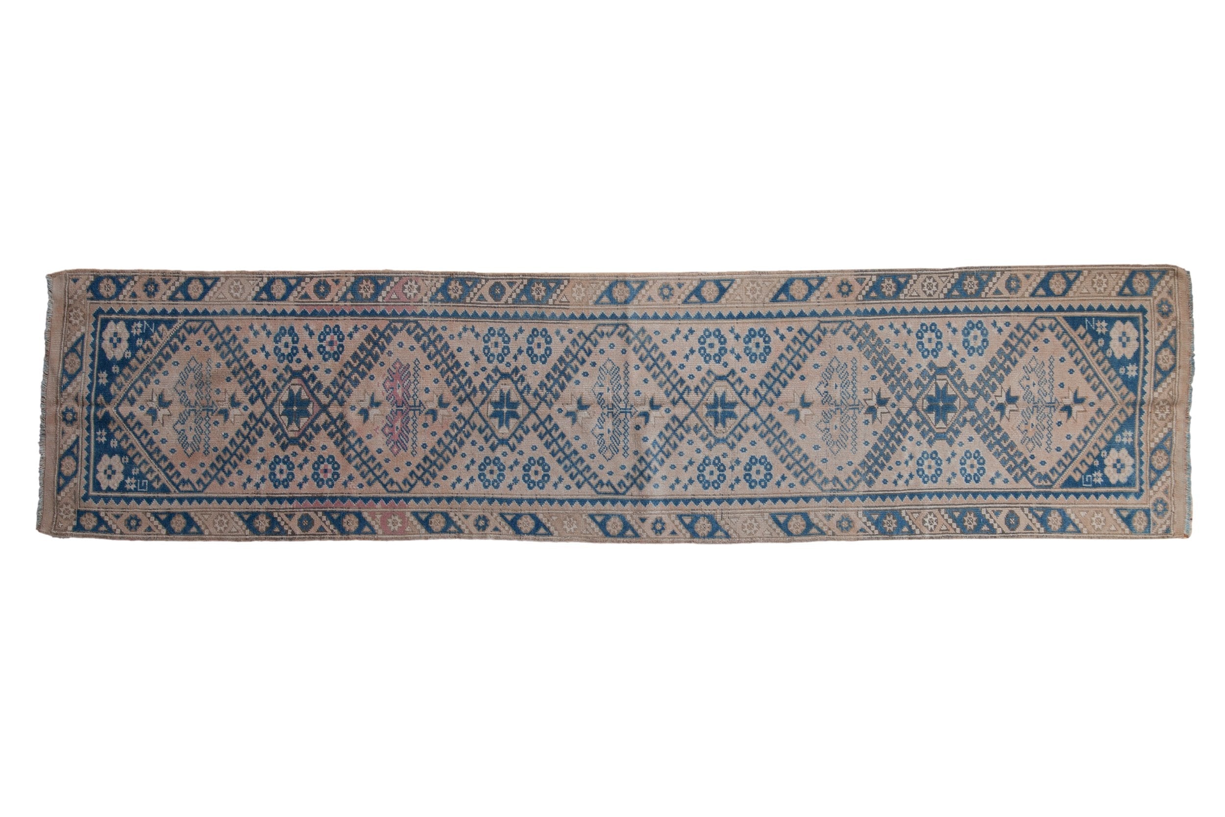 2.5x10.5 Vintage Distressed Melas Rug Runner by Old New House® - main product image for Resin Society