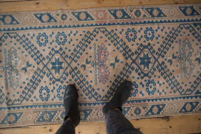 2.5x10.5 Vintage Distressed Melas Rug Runner by Old New House® - product image 2 for Resin Society
