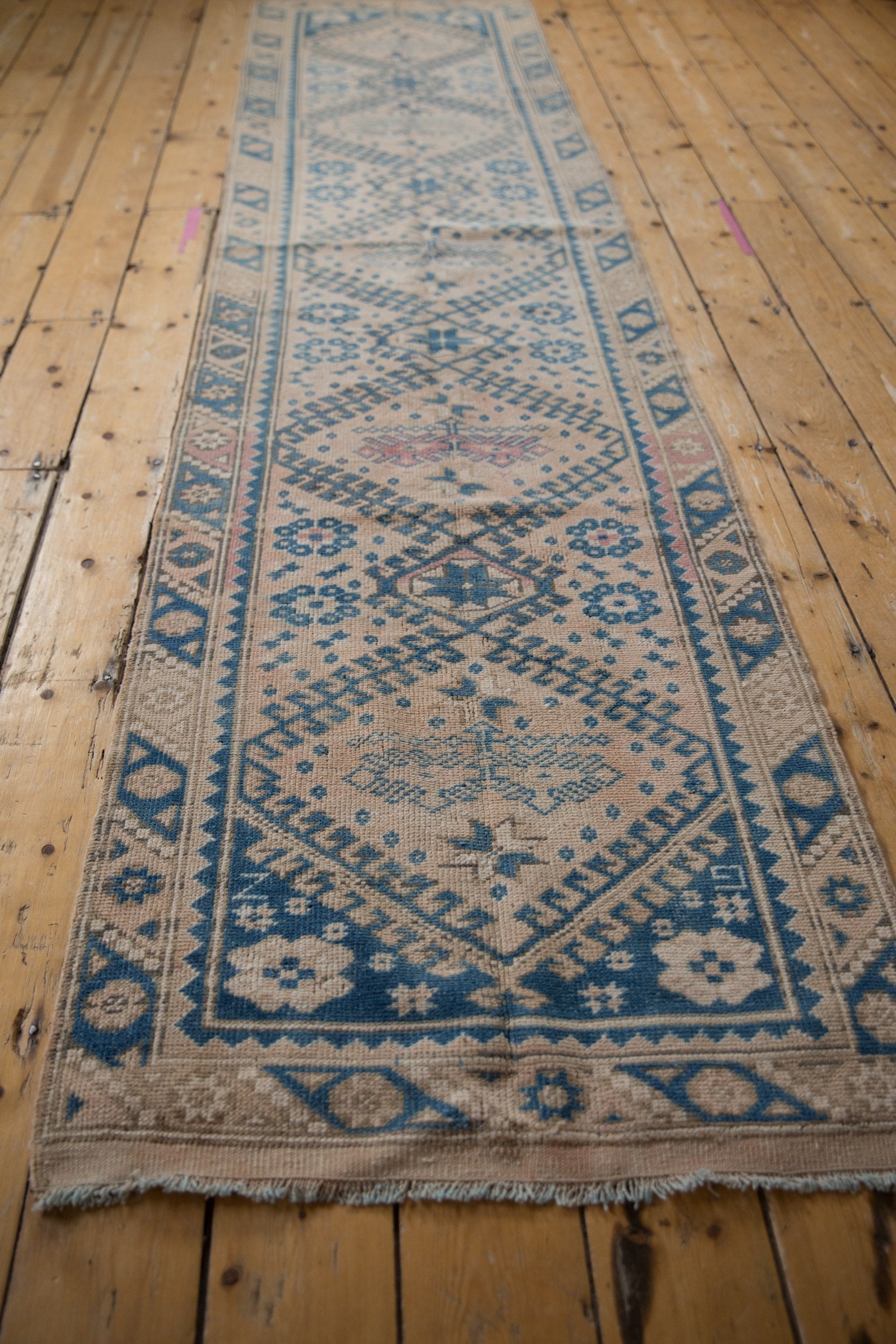 2.5x10.5 Vintage Distressed Melas Rug Runner by Old New House® - product image 3 for Resin Society