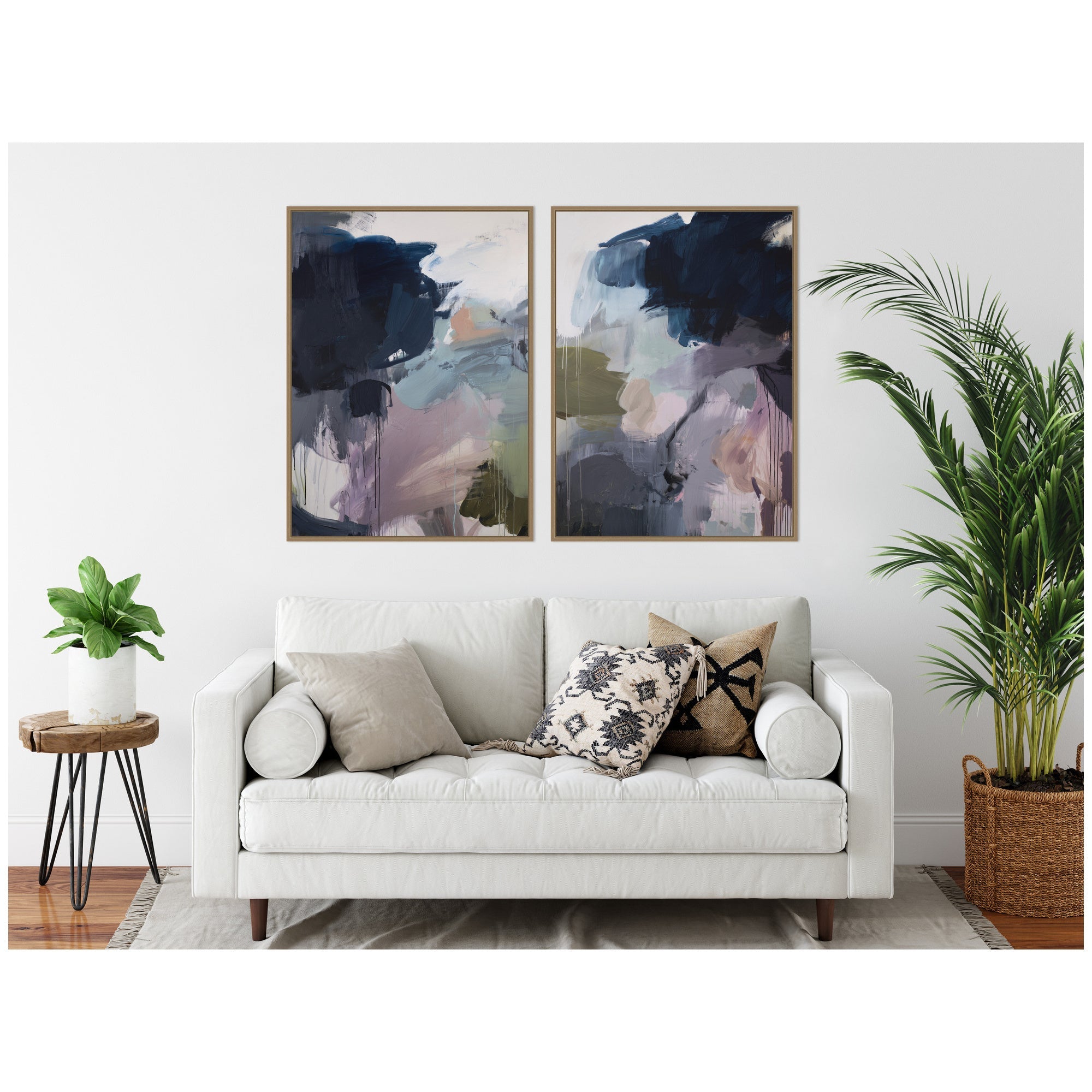 Under the Sky No.
1 & No.
2 2 Piece Framed Canvas Wall Art Set by Amy Lighthall