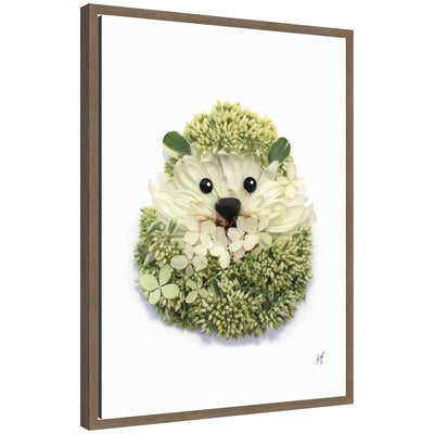 Hedgehog by Madeline Jeppesen Framed Canvas Wall Art Print