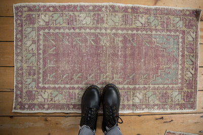 2x3.5 Vintage Distressed Oushak Rug by Old New House® - product image 2 for Resin Society