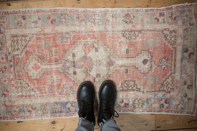 2x4 Vintage Distressed Oushak Rug Runner by Old New House® - product image 2 for Resin Society