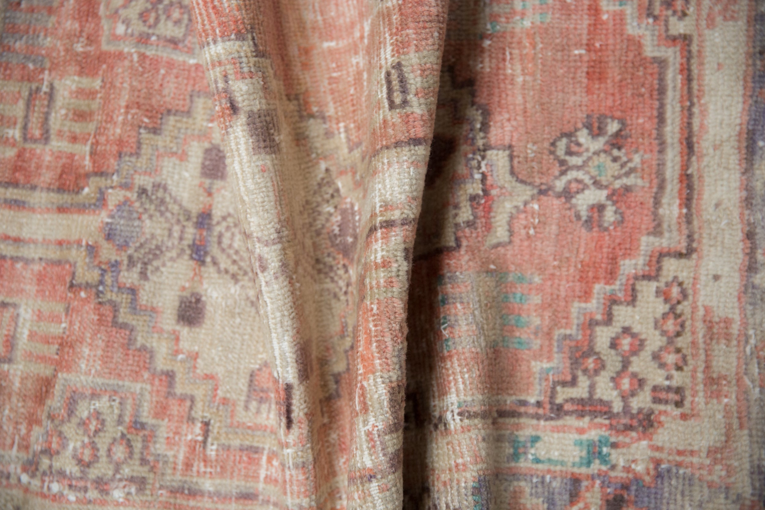 2x4 Vintage Distressed Oushak Rug Runner by Old New House® - product image 6 for Resin Society