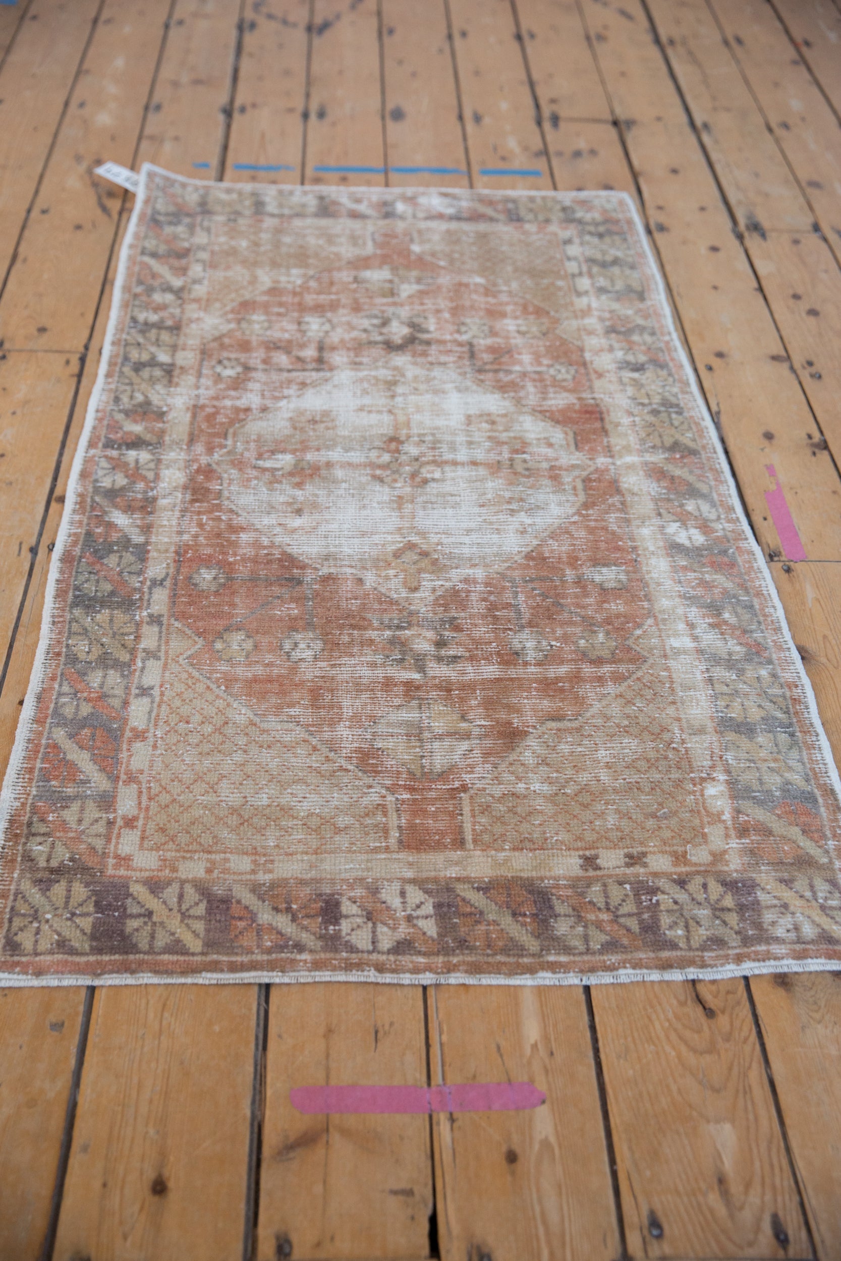 2.5x5 Vintage Distressed Oushak Rug Runner by Old New House® - product image 3 for Resin Society