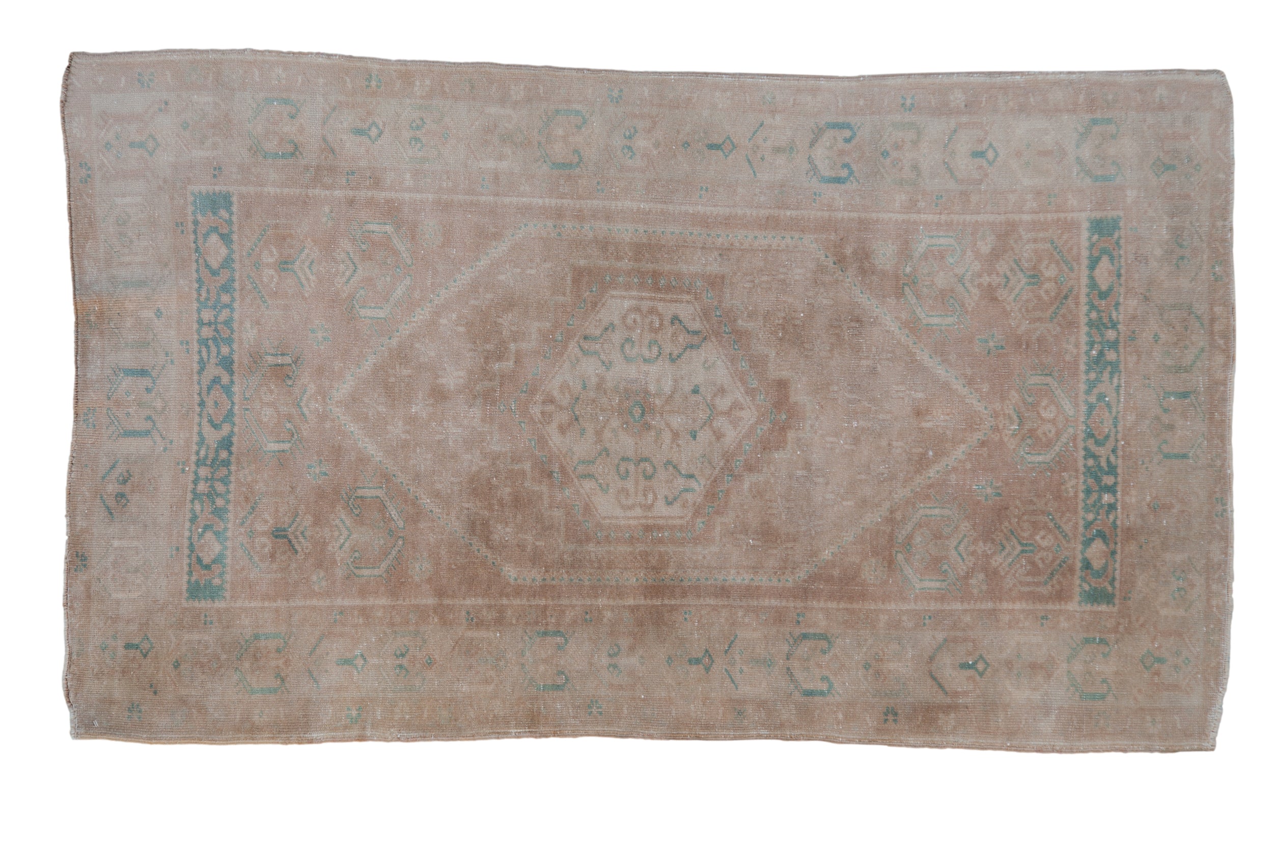 3.5x6 Vintage Distressed Oushak Rug