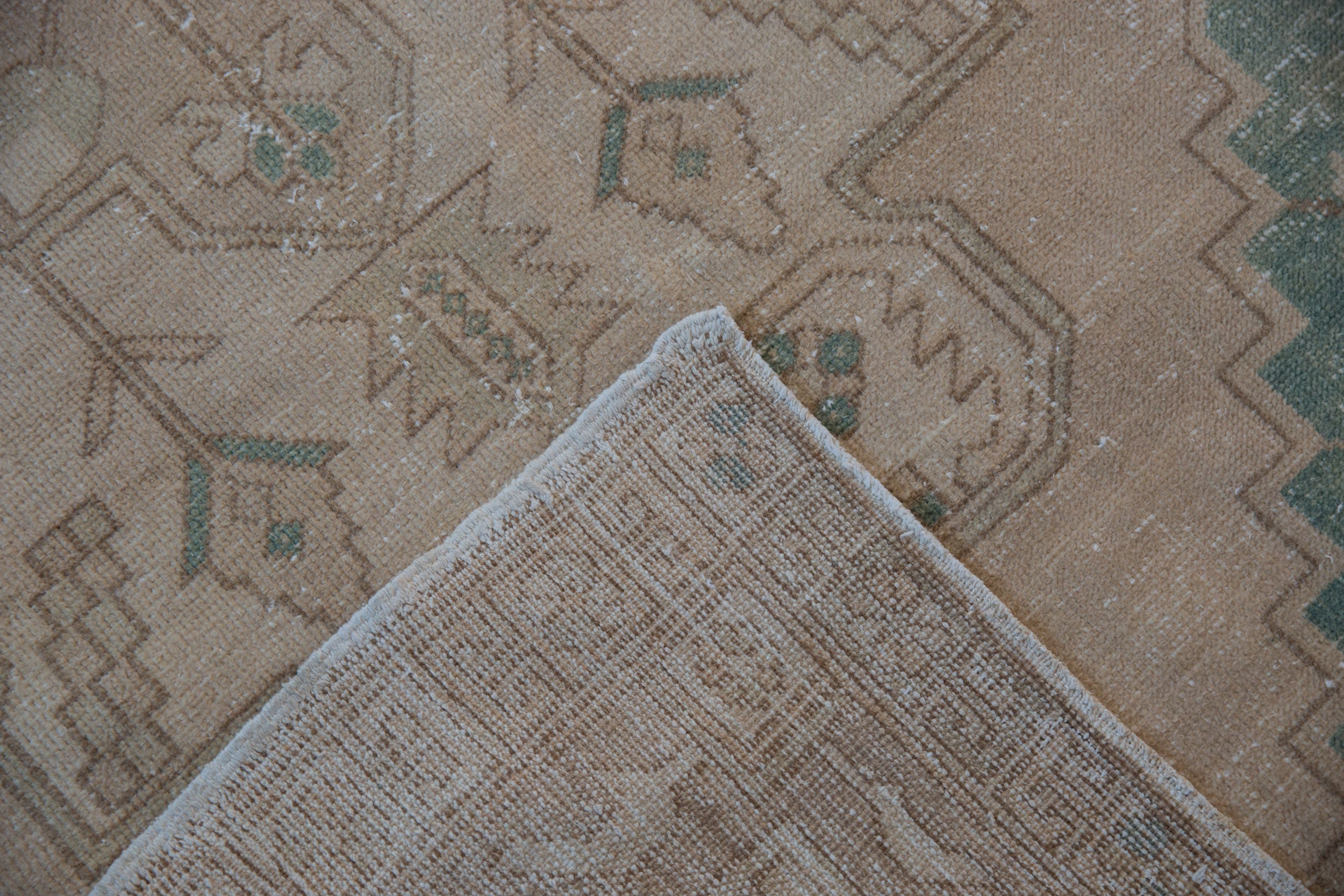 4x8 Vintage Distressed Oushak Rug Runner by Old New House® - product image 9 for Resin Society