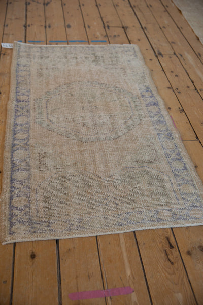 2.5x4.5 Vintage Distressed Oushak Rug