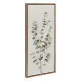 Sylvie Eucalyptus Botanical I Framed Canvas by The Creative Bunch Studio by kateandlaurel - product image 13 for Resin Society