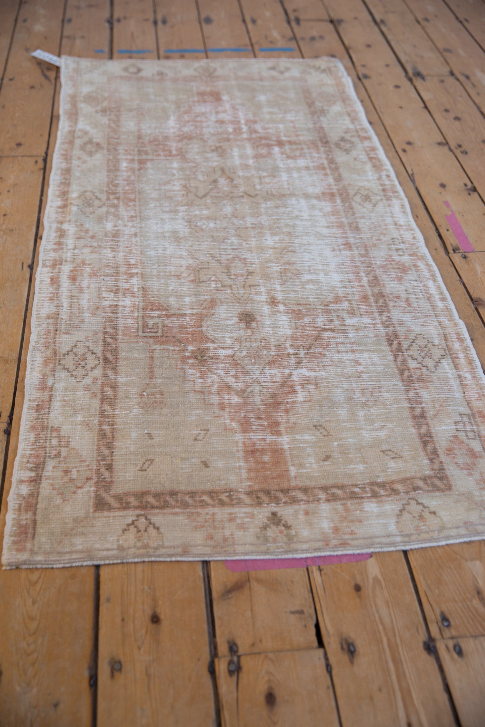 2.5x5.5 Vintage Distressed Oushak Rug Runner by Old New House® - product image 3 for Resin Society