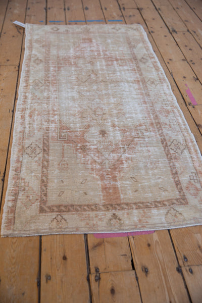 2.5x5.5 Vintage Distressed Oushak Rug Runner by Old New House® - product image 3 for Resin Society