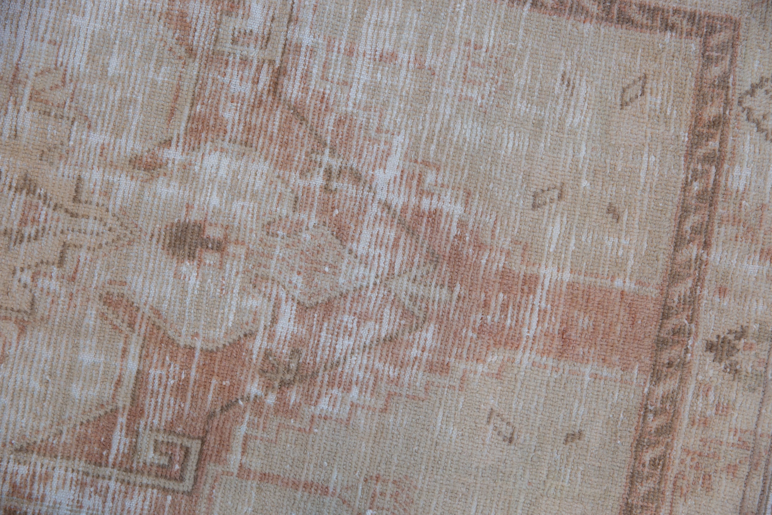2.5x5.5 Vintage Distressed Oushak Rug Runner by Old New House® - product image 4 for Resin Society
