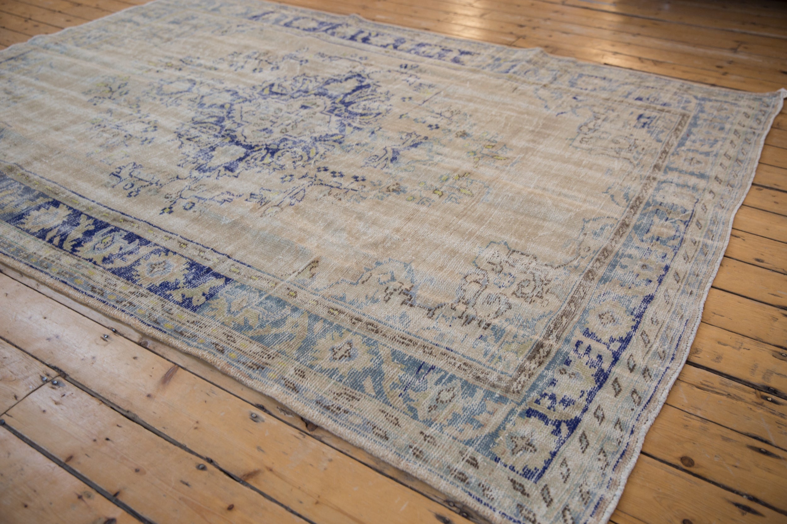 6.5x9.5 Vintage Distressed Oushak Carpet by Old New House® - product image 7 for Resin Society