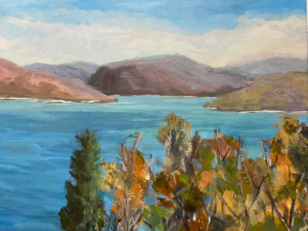 Cabin View Original by John Beard, 30x76 by John Beard Collection - product image 2 for Resin Society