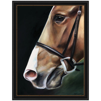 Chestnut Horse by Mary Sparrow Framed Wall Art Print