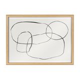 Blake 871 Modern Circles Framed Printed Glass by Teju Reval of by kateandlaurel - product image 17 for Resin Society